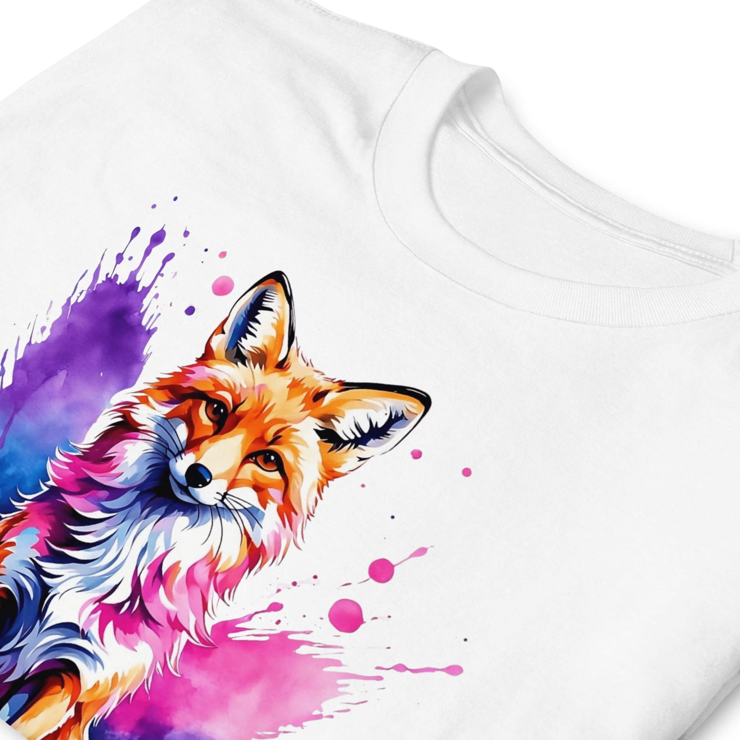 bisexual fox shirt, zoom