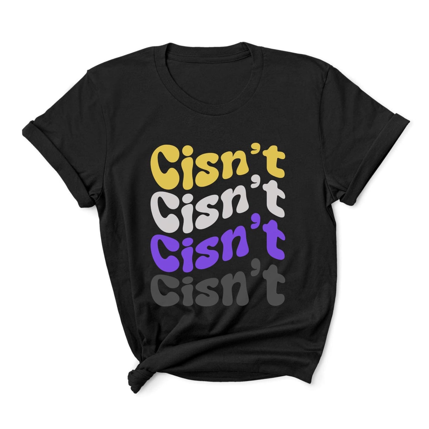 cisn't funny nonbinary shirt, main