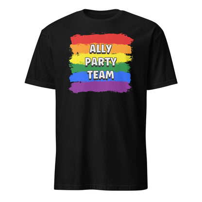 custom lgbt birthday party group shirt, ally team