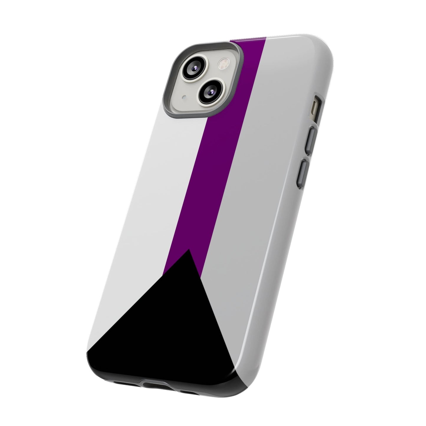 demisexual flag phone case, side