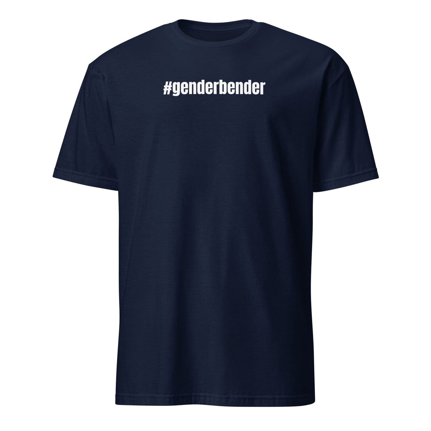 funny nonbinary shirt genderbender navy