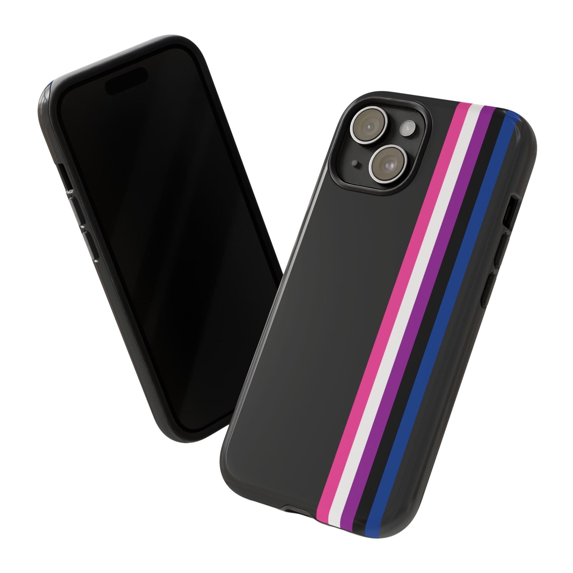 genderfluid phone case, tilt