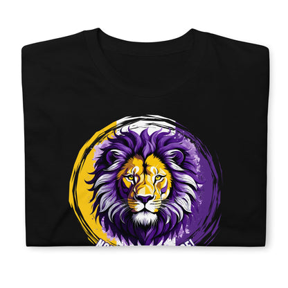 Nonbinary shirt fierce lion, folded