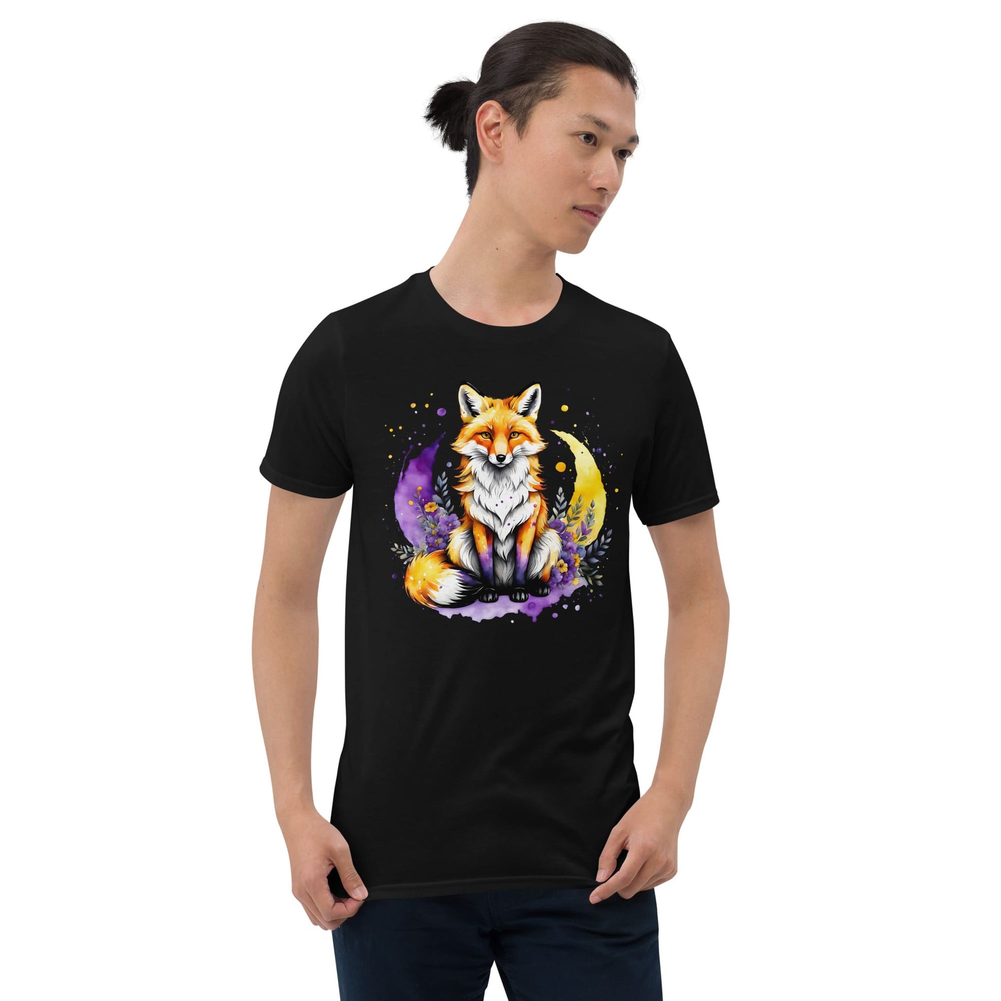 Nonbinary fox shirt , model 2