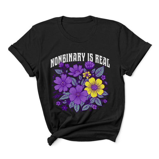 floral nonbinary shirt, main