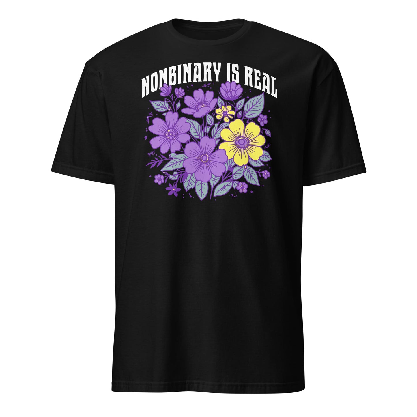 floral nonbinary shirt, hang