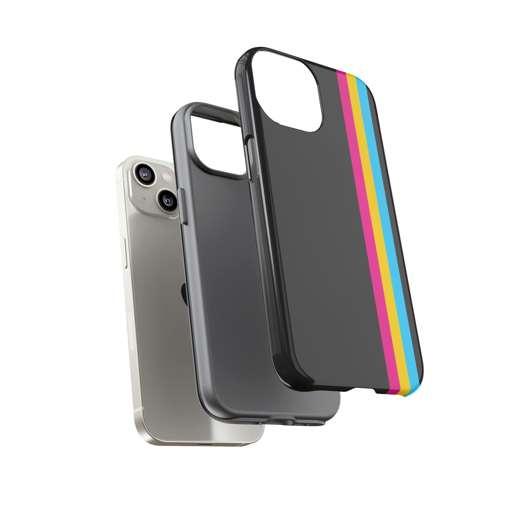 pansexual phone case, layers