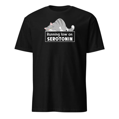 Black mental health awareness t-shirt on a white background